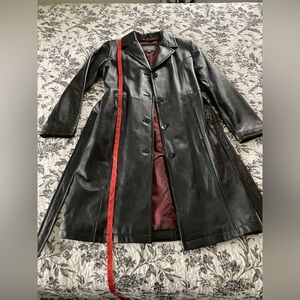 Beautiful vintage Wilson Leather trench coat